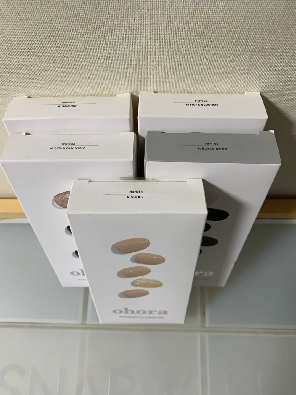 Ohora Nail Set 💅 Semi-cured Gel Nail Set Bundle - NIB